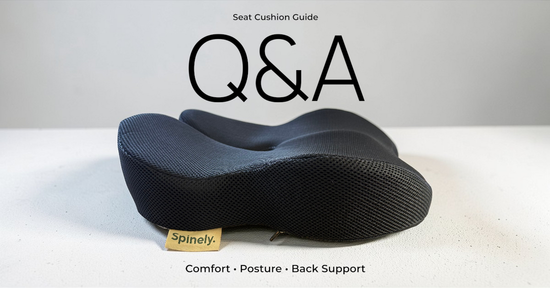 Seat Cushion Guide: Comfort, Posture & Back Support Questions Answered for Long Sitting