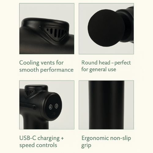 Spinely™ PowerRelief Massage Gun